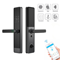 6068 Mortaja Contraseña TTlock Tuya BLE APP Biométrico Huella digital Cerradura sin llave