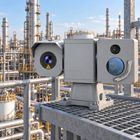 Caméra thermique PTZ longue portée avec détection de mouvement et capteur CMOS pour la surveillance des racks de chargement et la surveillance des zones de transfert de pétrole
