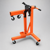 Ensemble support moteur et palan 1500 lb en acier avec tête rotative, grue pliante, équipement d'atelier et de garage OEM