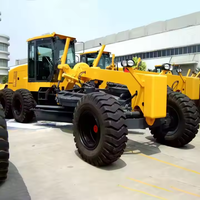 Niveleuse à moteur STG265C-10 de marque chinoise de premier plan, 268 CV, niveleuse robuste de 21 tonnes pour l'exploitation minière avec lame et ripper, prête à être expédiée