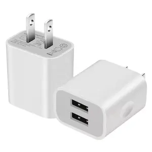Hot Sale Wholesale 2.1A 2A Multi Quick Travel Charger Wall Power Adapter Dual USB Ports Fast Power Charger For IPhone Charger