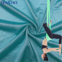 Tissu tricoté 100 % nylon 40 deniers, respirant, léger, effet soie, pour hamac de yoga aérien, haute résistance, faible élasticité