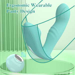 Wearable <b>Remote</b> <b>Control</b> Suction <b>Vibrating</b> Thrusting Silicone Waterproof Massager 8 Frequencies USB Charging Adult Sex Toy Female - Product Image 5