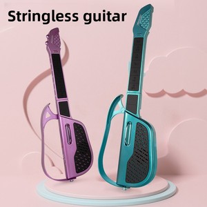 <span class=keywords><strong>Guitare</strong></span> jouet électronique intelligente transfrontalière, type clé, sans cordes, à changement de vitesse automatique, en plastique, pliable, unisexe, pour enfants débutants - Product Image 2