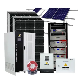 Set Lengkap Sistem Energi Surya 100000W Sistem Surya Off Grid 30KW 50KW 80kw 100KW Pembangkit Sistem Tenaga Surya