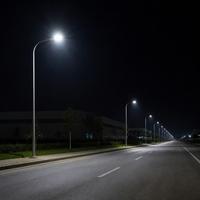 Lampadaire LED DL08 en alliage d'aluminium 140lm/W 4200-44800lm IP66 AC90-305V CE RoHS Garantie 5 ans Conception de plan AutoCAD gratuite