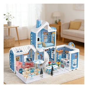 Set de Accesorios de Plástico a Escala 1/12 para Muebles con Ventanas, Puertas, Vidrios, Luces y Exhibidores en Miniatura - Product Image 1
