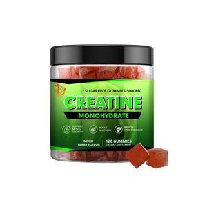 Gomitas de Creatina Monohidrato de Suministro de Fábrica, Rendimiento en el Ejercicio y Crecimiento Muscular, Sabor a Bayas Mixtas, Suplemento Energético - Product Image 1