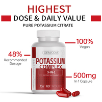 Complexe de soutien du système immunitaire Les capsules de potassium soutiennent les niveaux d'hormones métabolisme