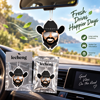 Diffuseur de parfum de luxe personnalisé pour voiture avec logo, désodorisant suspendu, huile parfumée de marque anti-fuite pour concessionnaires automobiles