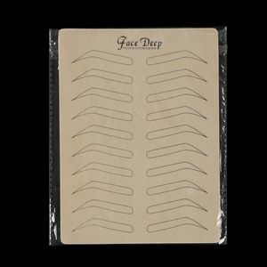 أوراق لاتكس للحاجب, موردو PMU OEM أوراق لاتكس للحاجب الوشم Microblading مزدوج الجوانب الاصطناعي ممارسة الجلد PMU الجلد الاصطناعي - Product Image 1