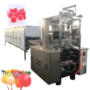 Chaîne de production complètement automatique de bonbons durs mous machine de dépôt de sucette
