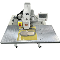 Nouvelle machine à coudre industrielle automatique HUAMEI, à aiguille simple, à plat, programmable, informatisée, à grande vitesse, avec coupe-fil