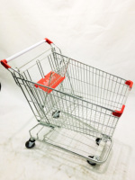Chariot de courses pliable en acier maillé grande capacité personnalisé Jiangsu, protection anti-corrosion, pratique et très demandé