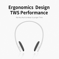 Écouteurs sans fil TWS personnalisés avec logo OEM, microphone intégré, casque Bluetooth pliable