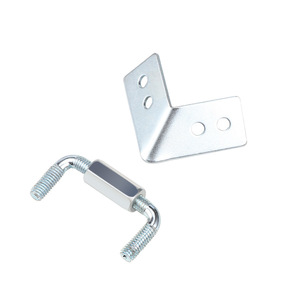 Connecteur de ligne supérieure JiuFa en acier au carbone nickelé pour quincaillerie de meubles de placard et de garde-robe - Product Image 4
