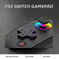 Manette de jeu sans fil L D8 Pro extensible BT5.2 Type-C avec joystick Hall RGB rétractable pour téléphone et PC