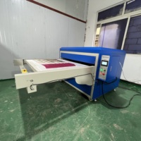 Presse à chaud pneumatique format A2 automatique pour carrelage céramique/vêtements, grande sublimation sur métal, état neuf