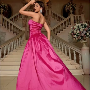 D & M personalizado Sexy apretado vestidos de noche mujeres elegante graduación <span class=keywords><strong>Vestido</strong></span> sirena boda vestidos de fiesta graduación fiesta Formal para mujeres - Product Image 2