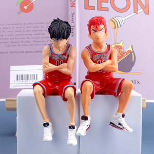 Sakuragi aux cheveux roux et <span class=keywords><strong>Rukawa</strong></span> aux cheveux noirs Figurines d'action de basket-ball 3D: Duo dynamique pour les amateurs de sport et de collection - Product Image 2