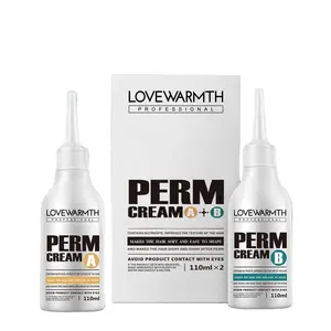 Cheiro agradável Aminoácido Planta Loção Perm Ondulação de Longa Duração Creme Perm Do Cabelo Onda Onda Perm