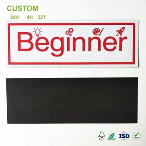 Letreros Magnéticos Personalizados con Superficie Blanca Impresa y Lámina Magnética Negra, Servicio de Impresión OEM para Tiendas y Camionetas - Product Image 1