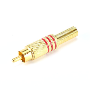 DXZP SC Good Quality RCA Plugs Audio <strong>Jacks</strong> RCA Connectors AUX DIY Kit for <strong>Amplifier</strong> DVD Mp3 Mp4 Player Metal RCA Connectors - Product Image 4