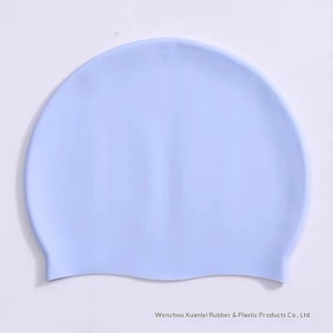 <span class=keywords><strong>Gorro</strong></span> de Natación de Silicona de Color Sólido para Adultos, Disponible al por Mayor, Se Adapta a la Forma de la Cabeza - Product Image 5