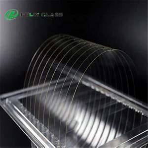 Plaquette de verre solide industrielle FELIX 0,2 mm 0,3 mm 0,5 mm 0,7 mm de haute qualité D263T pour semi-conducteurs - Product Image 1