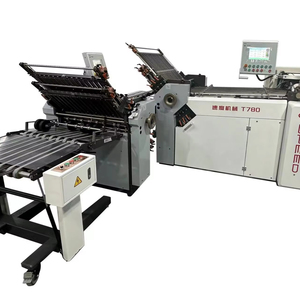 Tấm giấy gấp máy tự động lọc giấy xếp nếp gấp máy hoàn toàn tự động Máy gấp giấy - Product Image 1