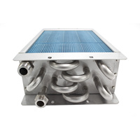 Échangeur de chaleur à condensateur à coque fine en aluminium et tube en cuivre du fabricant d'origine