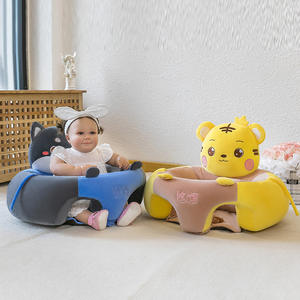 Ours brodé de dessins animés siège de sécurité pour bébé coussin de dossier pour enfants canapé personnalisable couette en coton PP pour bébé - Product Image 3