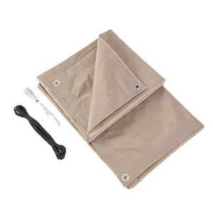 मिलियन 6*8 फीट 120 ग्राम हल्का भूरा लैमिनेटेड पीई लेपित तिरपाल सबसे अधिक बिकने वाला अनुकूलित डिजाइन वाटरप्रूफ पीई तिरपाल - Product Image 6