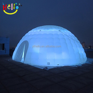 Şişme ticari düğün olay gece kulübü Bar Igloo ışık ile şişme gece kulübü - Product Image 2