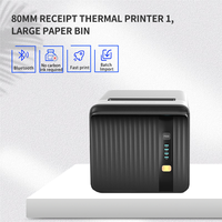 Imprimante thermique de reçus MHT-P80A haute vitesse 80 mm avec Bluetooth pour l'impression de factures de cuisine, imprimante de reçus POS