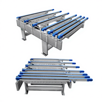 Table d'alimentation et de décharge automatique de la perceuse à six côtés de type rouleau Hongrui