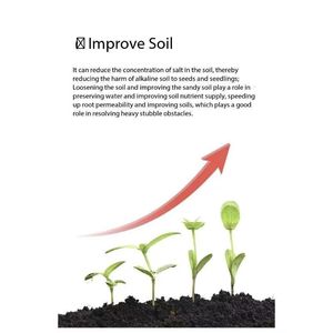 דשן אורגני מסיס במים מלא עם חומצה חמית/אשלגן humate ידידותי לסביבה - Product Image 3