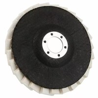 Disque à lamelles en feutre de laine 4'' (100 mm) – Meule de polissage souple pour meuleuse d'angle, finition miroir sur acier inoxydable et aluminium