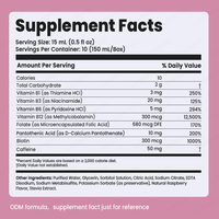 Lifeworth OEM ODM Liquid B-Complex Sachet Hangover Support Vitamin B Shot Private Label Dietary Supplement