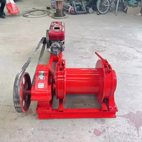 Treuil diesel OEM 5 tonnes avec câble en acier de 100 m, treuil forestier et marin pour remorquage de voitures et bateaux