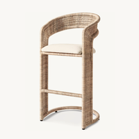 Mobilier de cuisine design personnalisé Meuble de bar Tabouret de bar en rotin Chaise