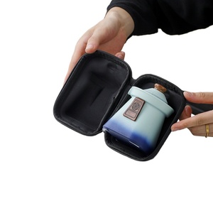 Service à thé portable en céramique NEWELL, collection du Musée du Palais, cadeau d'affaires, vaisselle de voyage, création culturelle - Product Image 3