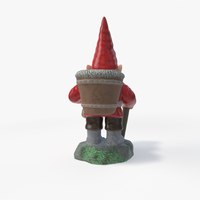 Statue de gnome de jardin en polyrésine pas chère