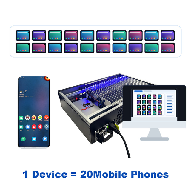 WiFi OTG Android Mobile Farm Hardware Phone Box Farm for Remote Device Control Configured for Control Hardware