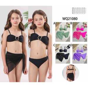 Conjunto de Bikini Acolchado para Mujer, Dos Piezas, Traje de Baño de Verano para Playa, Top con Tirantes, Braguita de Cintura Alta, Tallas S-XL, Venta al Por Mayor WQ21080 - Product Image 1