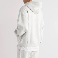 Ensemble unisexe décontracté automne, sweat-shirt long à capuche et pantalon de survêtement, imprimé floqué, teint en pièce, délavé, doublé, coupe oversize