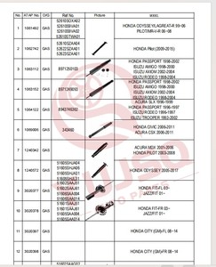 โช้คอัพแก๊สสำหรับรถยนต์ฮอนด้าฟิตแจ๊สโช้คอัพ51611-TF0-G13 51611-TF0-G23 OEM51611-TK6-A02 51611-TF0-G03 - Product Image 4