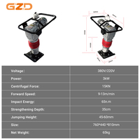 GZD Compacteur de sol électrique personnalisé 3KW 65kg 220V 380V 110V type « Jumping Jack »