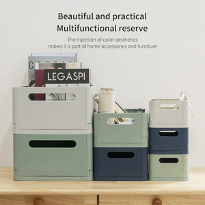 Wholesale Small Size <strong>Plastic</strong> PP Foldable <strong>Crate</strong> Box Portable <strong>Stackable</strong> Box Collapsible Box for Storage - Product Image 3