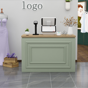 Magasin de vêtements avec Logo personnalisé, <span class=keywords><strong>comptoir</strong></span> moderne de réception de billets de détail, <span class=keywords><strong>caisse</strong></span> enregistreuse, <span class=keywords><strong>caisse</strong></span> enregistreuse, comptoirs de <span class=keywords><strong>caisse</strong></span> - Product Image 6